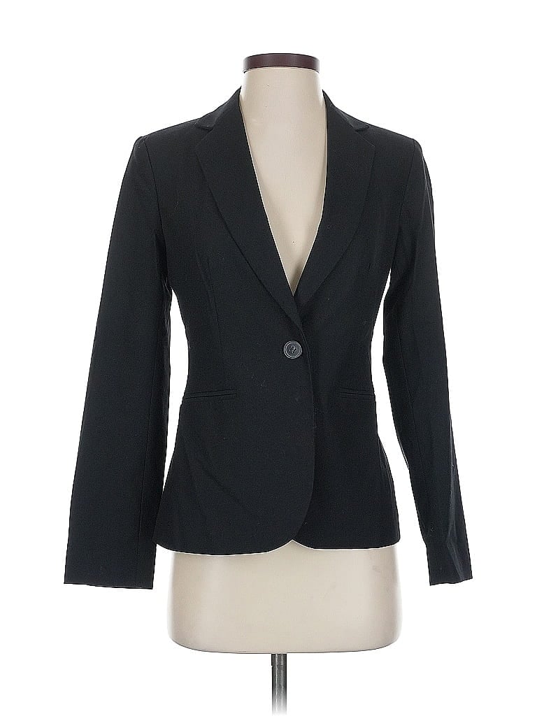 Pre-owned Zara Blazer Jacket In Black