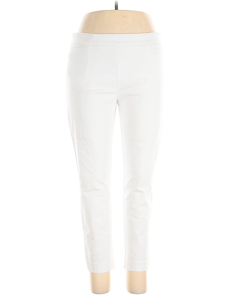 Pre-owned Zac & Rachel Casual Pants In White