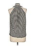 Cha Cha Vente Silver Sleeveless Blouse Size L - photo 2