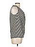 Cha Cha Vente Silver Sleeveless Blouse Size L - photo 4