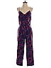 J.Crew 100% Silk Paisley Purple Jumpsuit Size 2 - photo 1