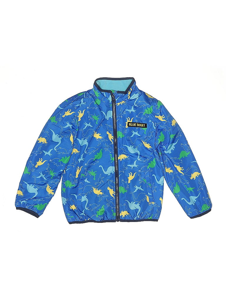 Pre-owned Assorted Brands Kids' Windbreaker Jacket In Blue