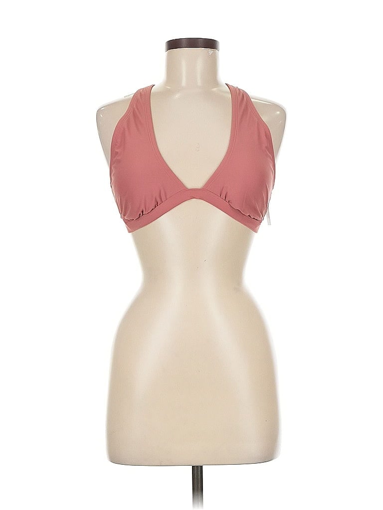 Adore Me Tank Top Pink Halter Neckline Tops In Pink