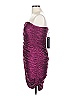 Black Halo 100% Polyester Metallic Purple Cocktail Dress Size 10 - photo 4