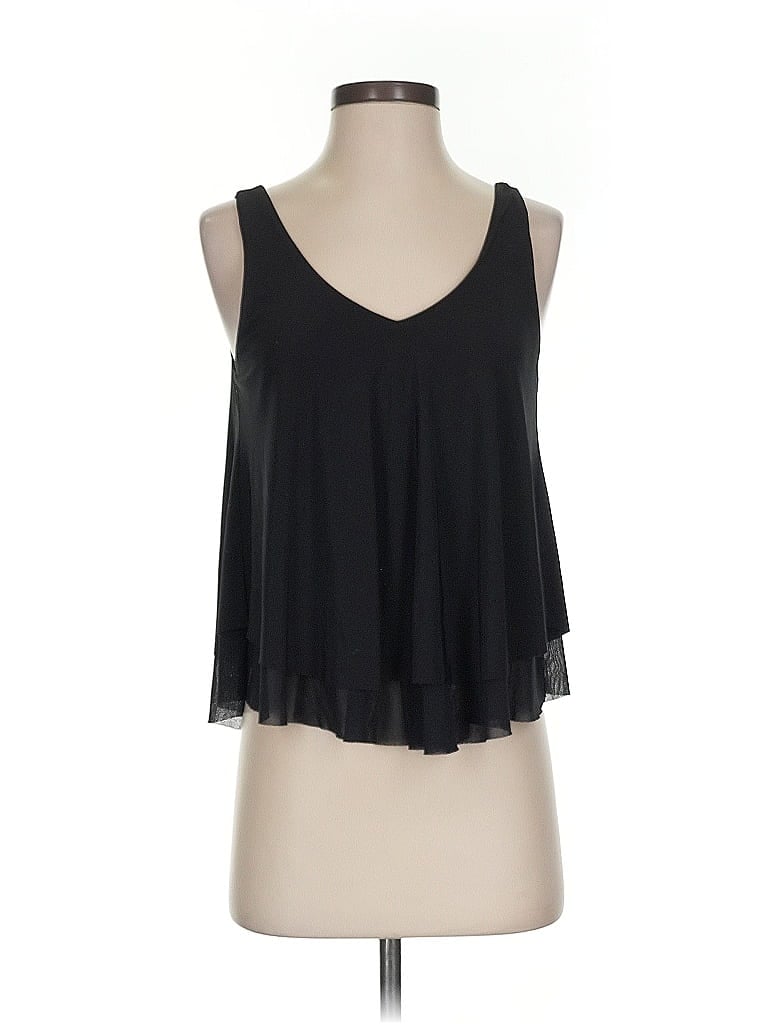 Pre-owned Express Tank Top Black Strapless Neckline Tops