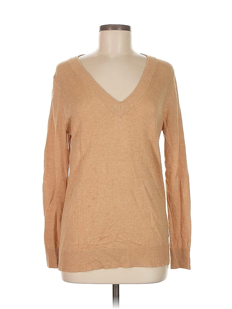 Pre-owned Joe Fresh Long Sleeve T-shirt In Brown