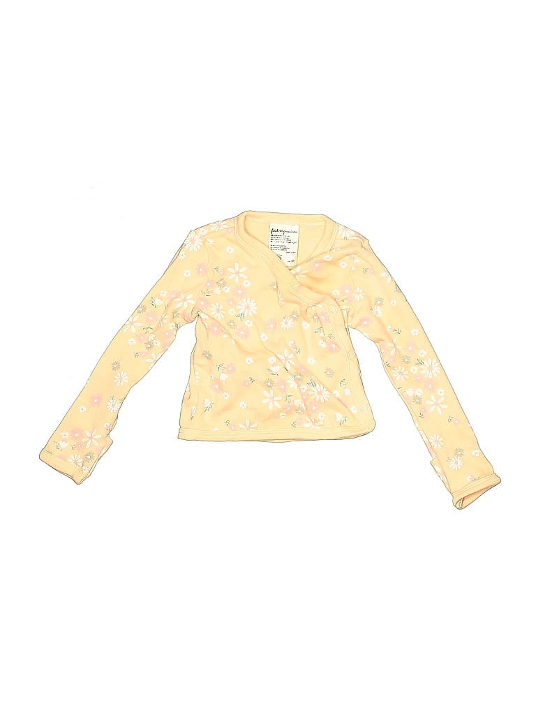 Click to view more detailed imagery on our partner's website Pre-owned First Impressions Babies' Long Sleeve Top Yellow Open Neckline Tops