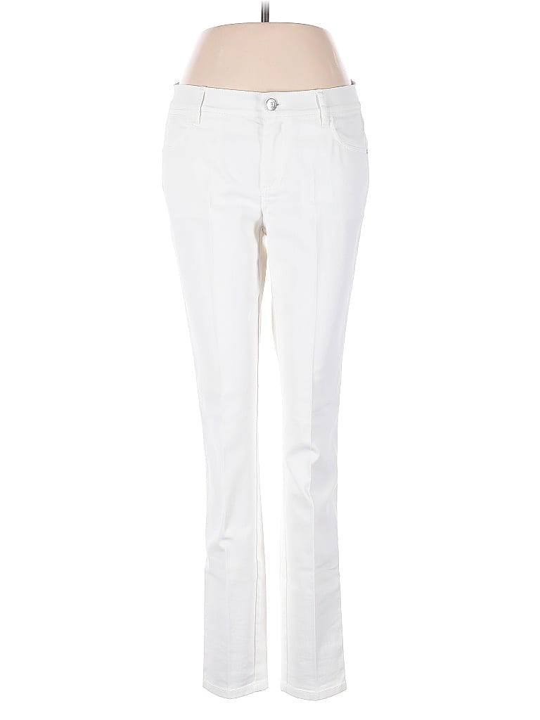 Pre-owned Lafayette 148 Jeans In White