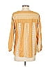 Dylan 100% Cotton Gold 3/4 Sleeve Blouse Size XS - photo 2