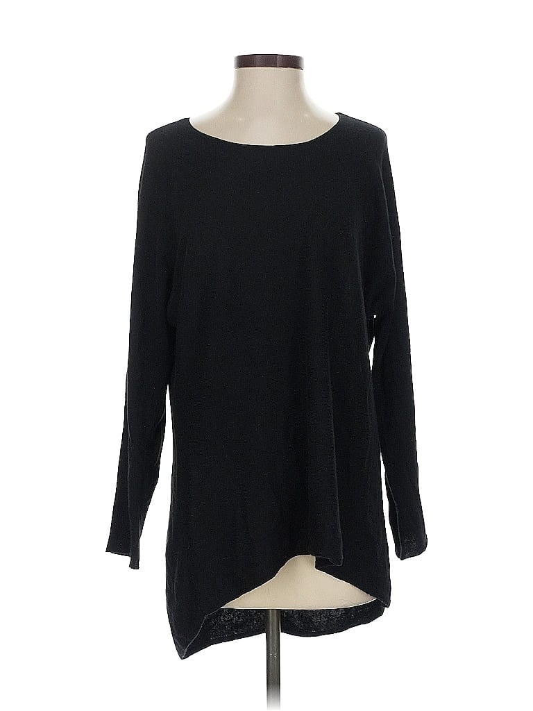 Pre-owned Michael Michael Kors Long Sleeve Top Black Boatneck Tops