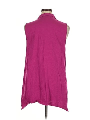 Soft Surroundings Sleeveless Button-Down Shirt (view 2)