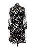 Madewell 100% Polyester Print Black Casual Dress Size XXS - photo 2