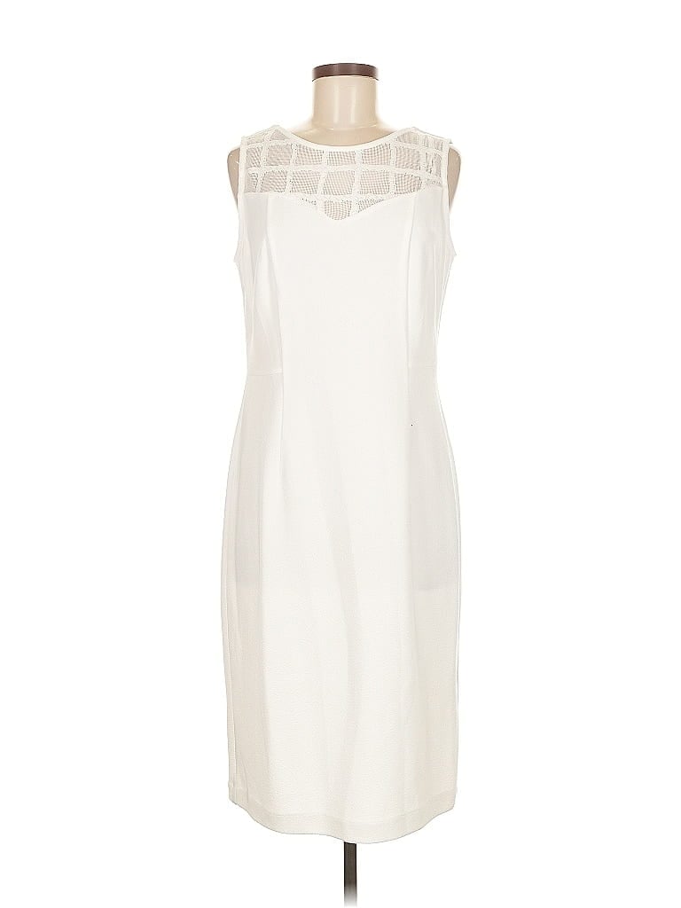 Click to view more detailed imagery on our partner's website Pre-owned Maya Brooke Cocktail Dress In White
