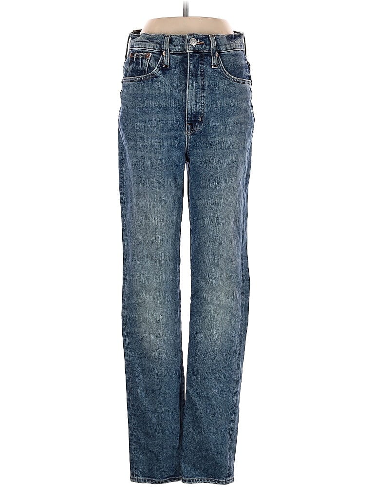 Pre-owned Rivet & Thread Jeans In Blue