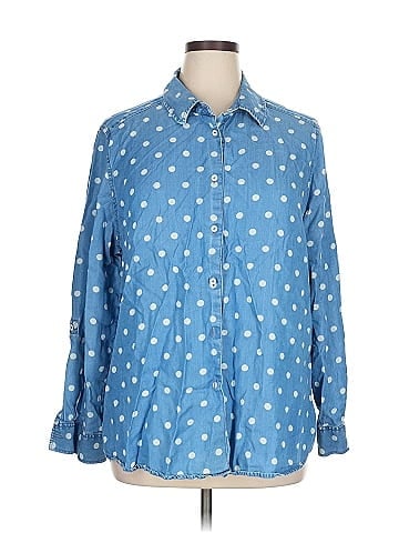 Foxcroft Long Sleeve Button-Down Shirt (view 1)