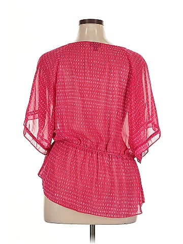 a.n.a. A New Approach Short Sleeve Blouse (view 2)