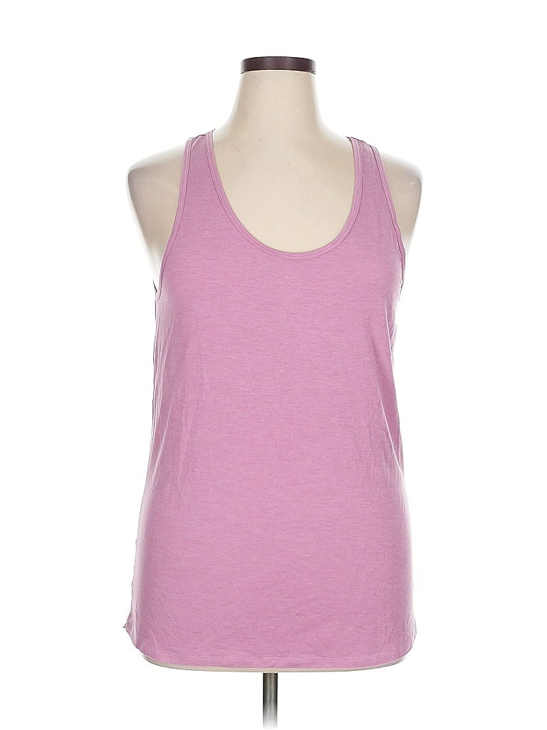 Click to view more detailed imagery on our partner's website Pre-owned Glyder Tank Top Pink Halter Neckline Tops