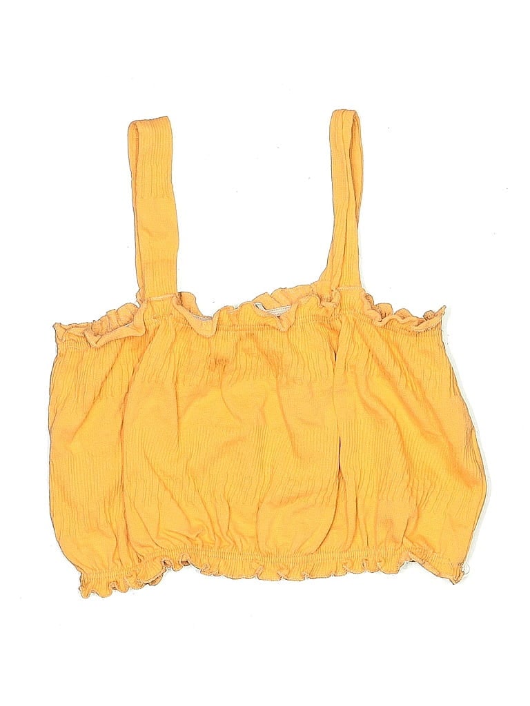 Click to view more detailed imagery on our partner's website Pre-owned Zara Kids' Tank Top Orange Strapless Neckline Tops