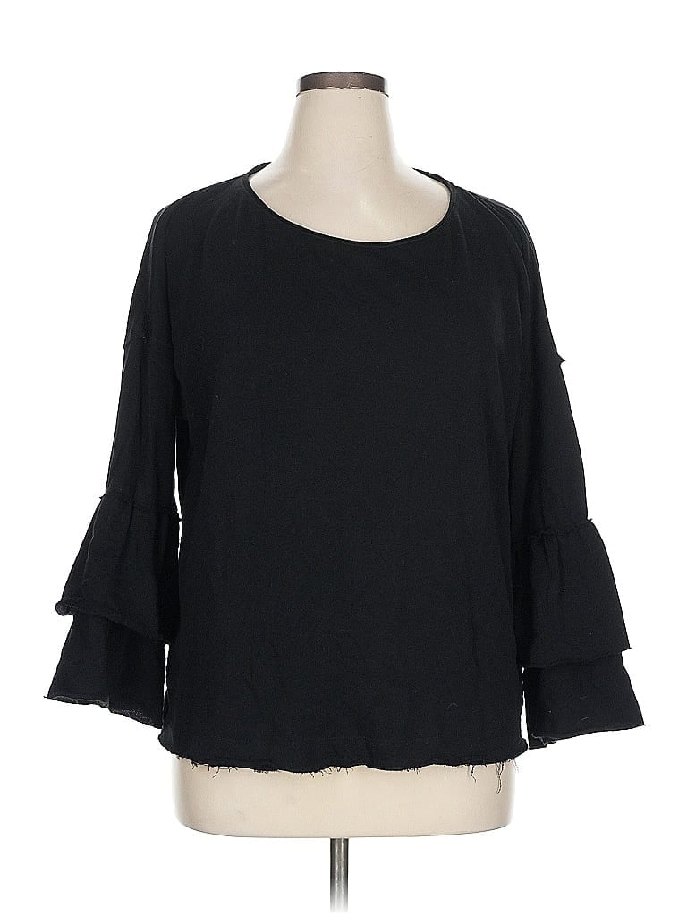 Pre-owned Grey State Pullover Sweater In Black