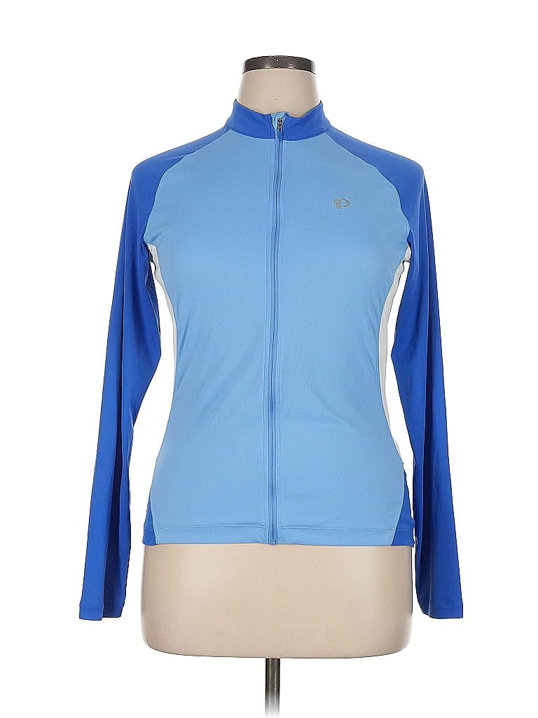 Pre-owned Pearl Izumi Track Jacket In Blue