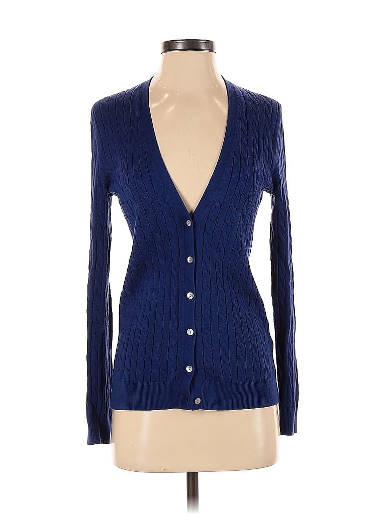 Click to view more detailed imagery on our partner's website Pre-owned Lands' End Cardigan Sweater In Blue