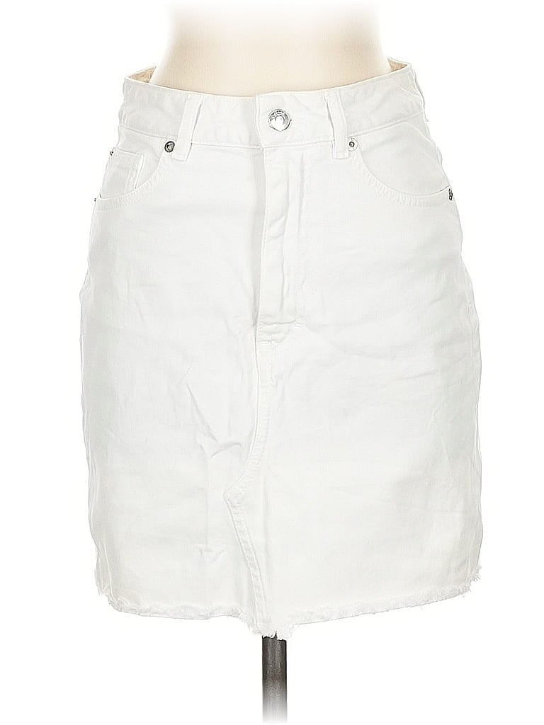 Click to view more detailed imagery on our partner's website Pre-owned Iro Denim Skirt In White