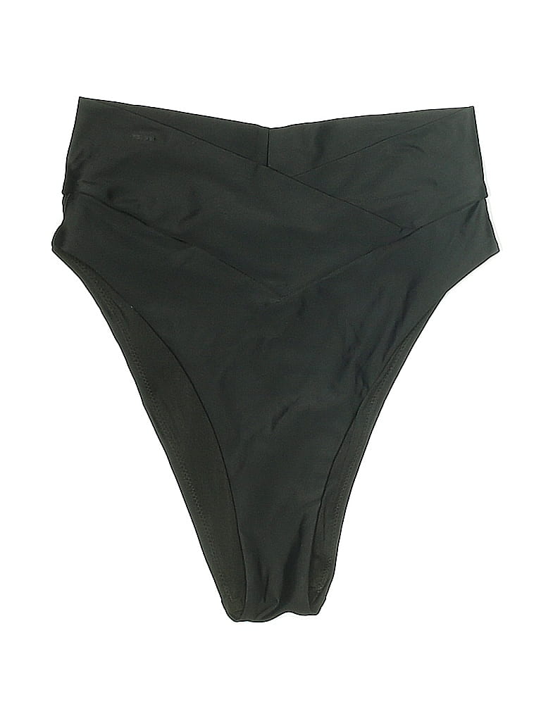 Pre-owned Aerie Swimsuit Bottoms In Black