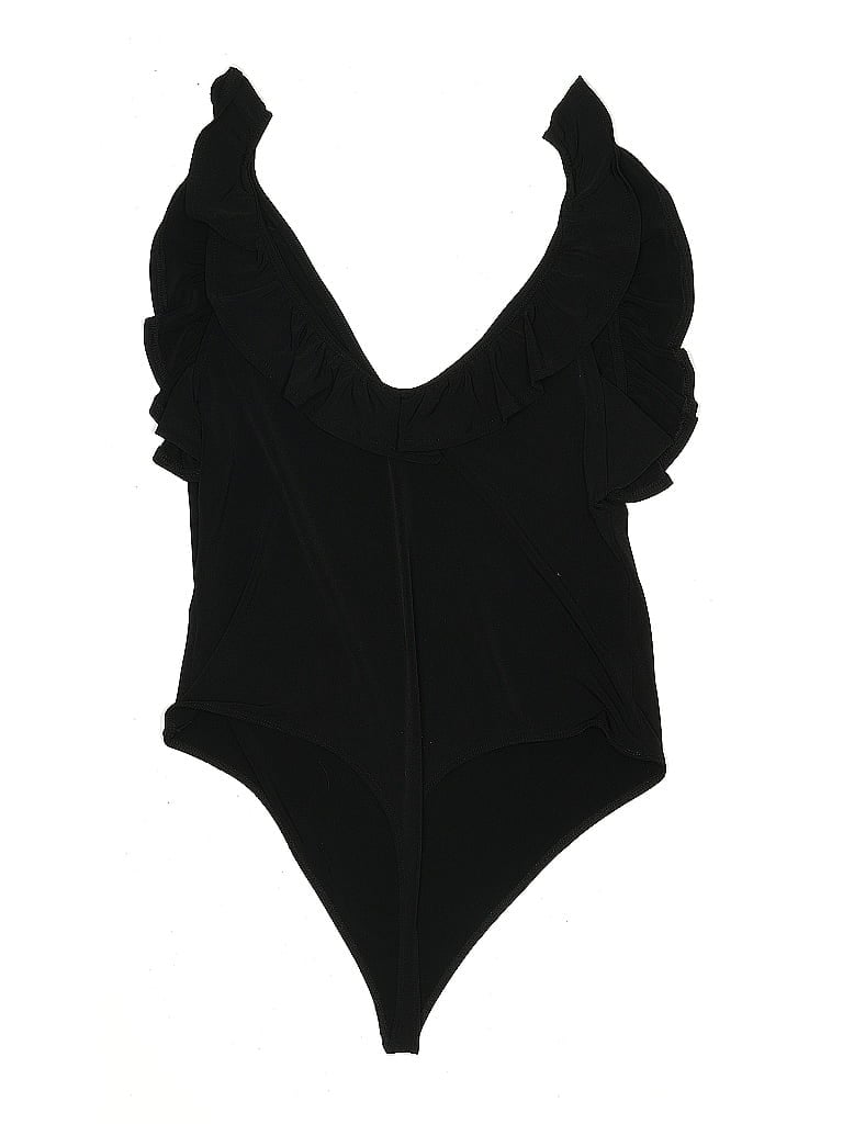 Pre-owned Leith Bodysuit In Black
