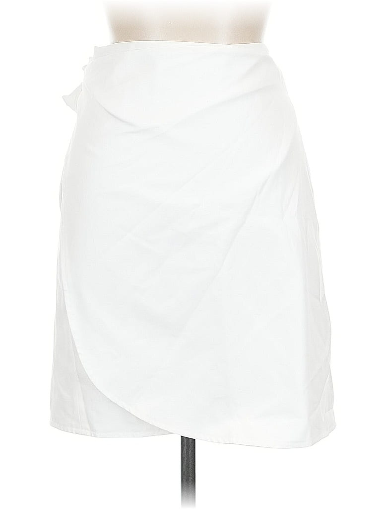 Pre-owned Unbranded Casual Skirt In White