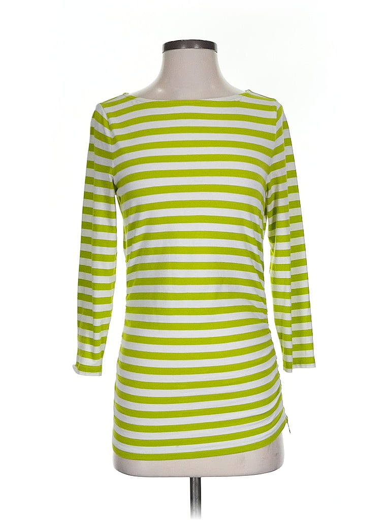 Pre-owned Michael Michael Kors 3/4 Sleeve T-shirt In Yellow