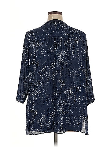 a.n.a. A New Approach 3/4 Sleeve Blouse (view 2)