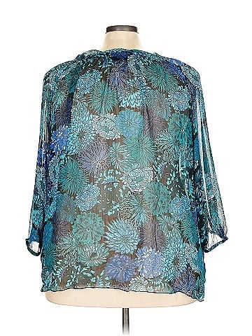 Lane Bryant Outlet 3/4 Sleeve Blouse (view 2)