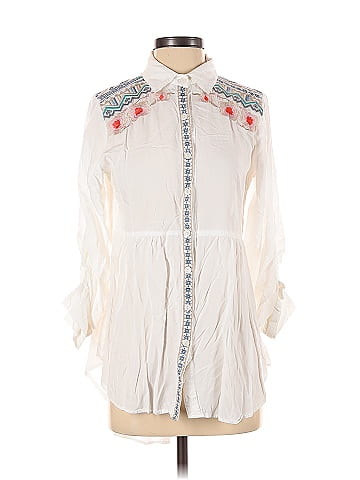 Solitaire 3/4 Sleeve Blouse (view 1)