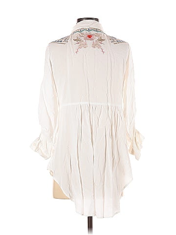 Solitaire 3/4 Sleeve Blouse (view 2)