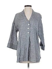 Purejill 3/4 Sleeve Button Down Shirt