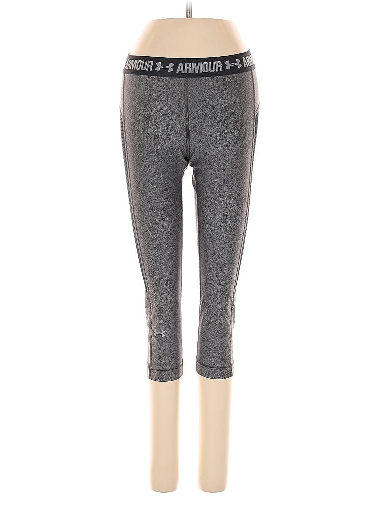 Pre-owned Under Armour Active Pants In Gray