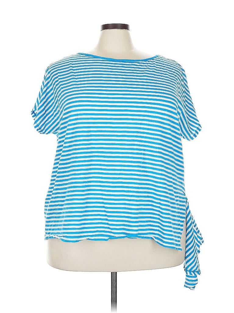 Pre-owned Michael Michael Kors Short Sleeve T-shirt In Blue
