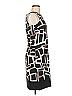 AB Studio Graphic Black Cocktail Dress Size 6 - photo 4