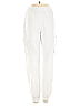 PrettyLittleThing 100% Cotton Ivory White Cargo Pants Size 4 - photo 1