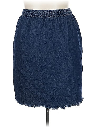 Shein Curve Denim Skirt (view 2)