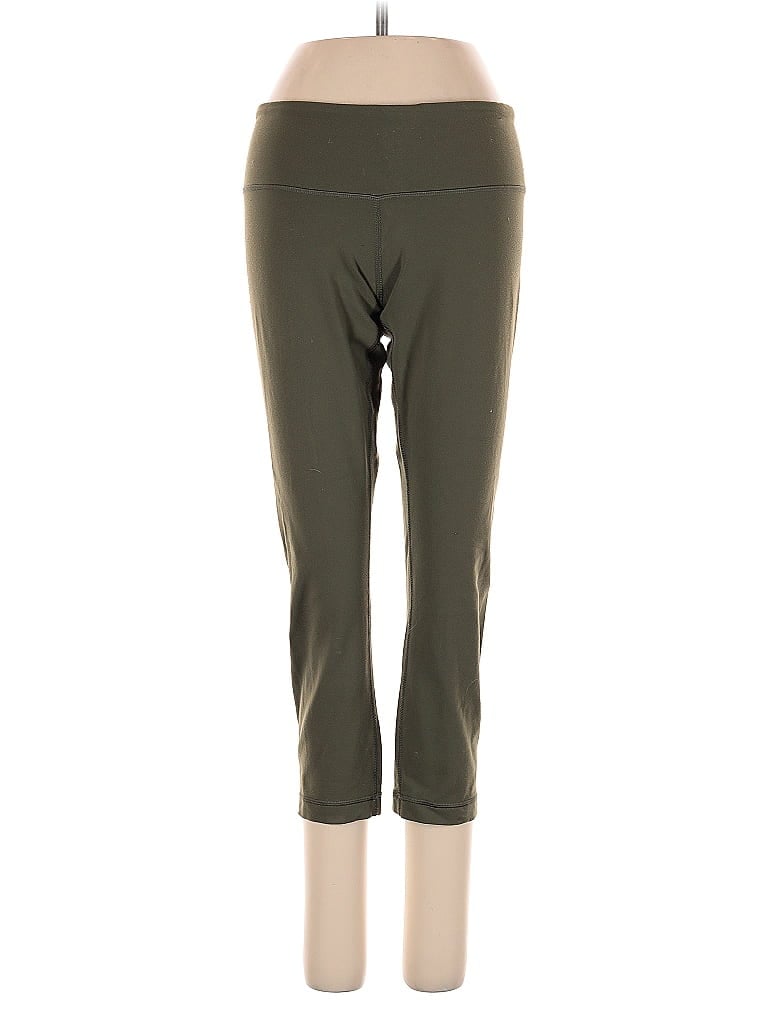 Pre-owned Lululemon Athletica Active Pants In Green