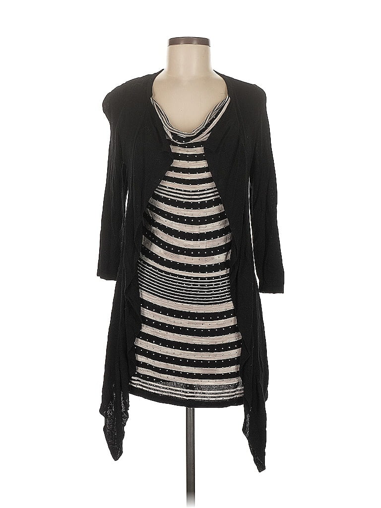Pre-owned Roz & Ali Casual Dress In Black