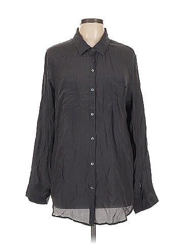 Calypso St. Barth Long Sleeve Silk Top (view 1)