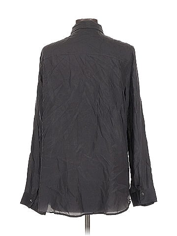Calypso St. Barth Long Sleeve Silk Top (view 2)