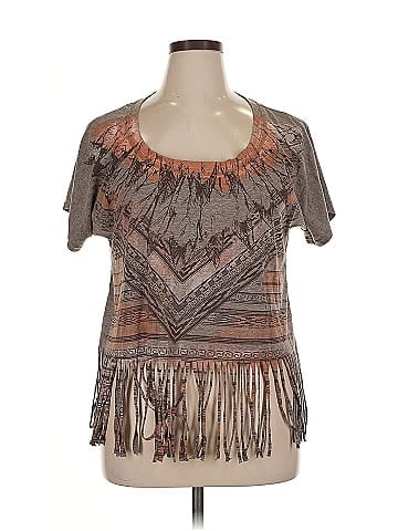 Maurices Short Sleeve Blouse (view 1)