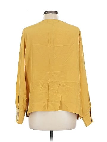Everlane Long Sleeve Silk Top (view 2)