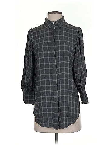 Something Navy 3/4 Sleeve Button-Down Shirt (view 1)