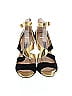 Prada 100% Suede Black Gold Heels Size EU 36 1/2 - photo 2