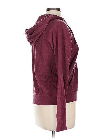 Aeropostale Burgundy Zip Up Hoodie Size L