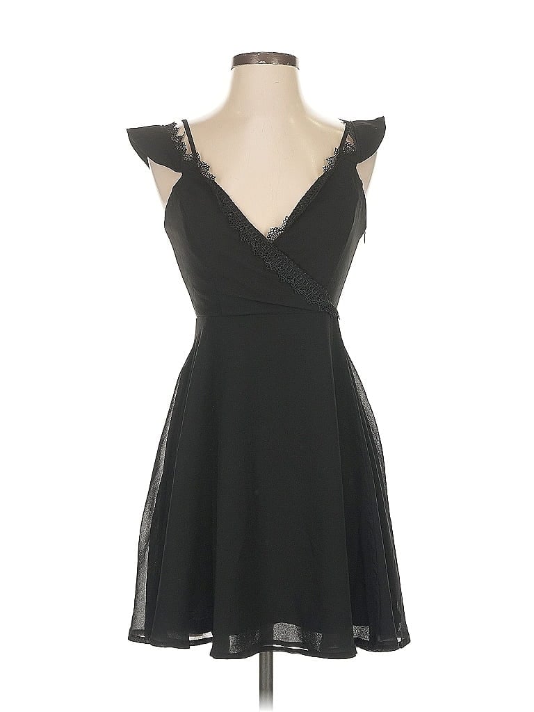 Pre-owned Lulus Cocktail Dress In Black